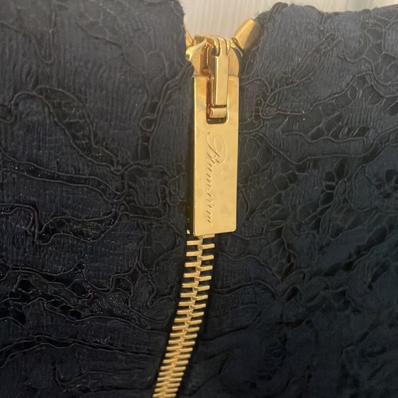 Wedding Guest Dress - Long Sleeve - Lace Silk Italian 40 - Picture 4 of 11